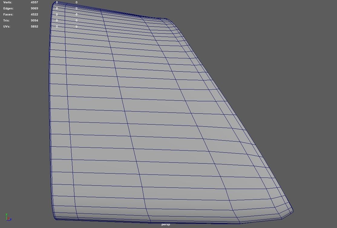 Headlights Custom 01 Low-poly 3D model_10