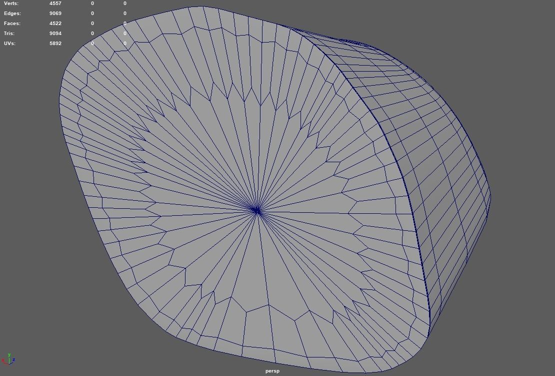 Headlights Custom 01 Low-poly 3D model_9