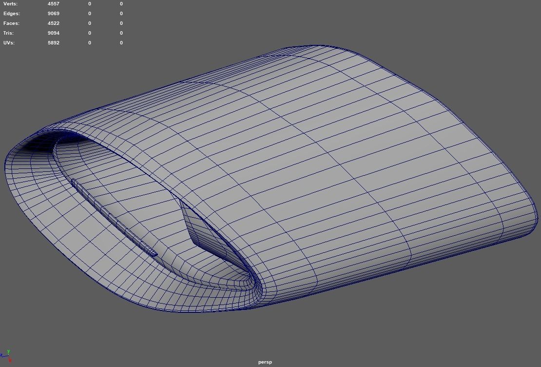 Headlights Custom 01 Low-poly 3D model_13