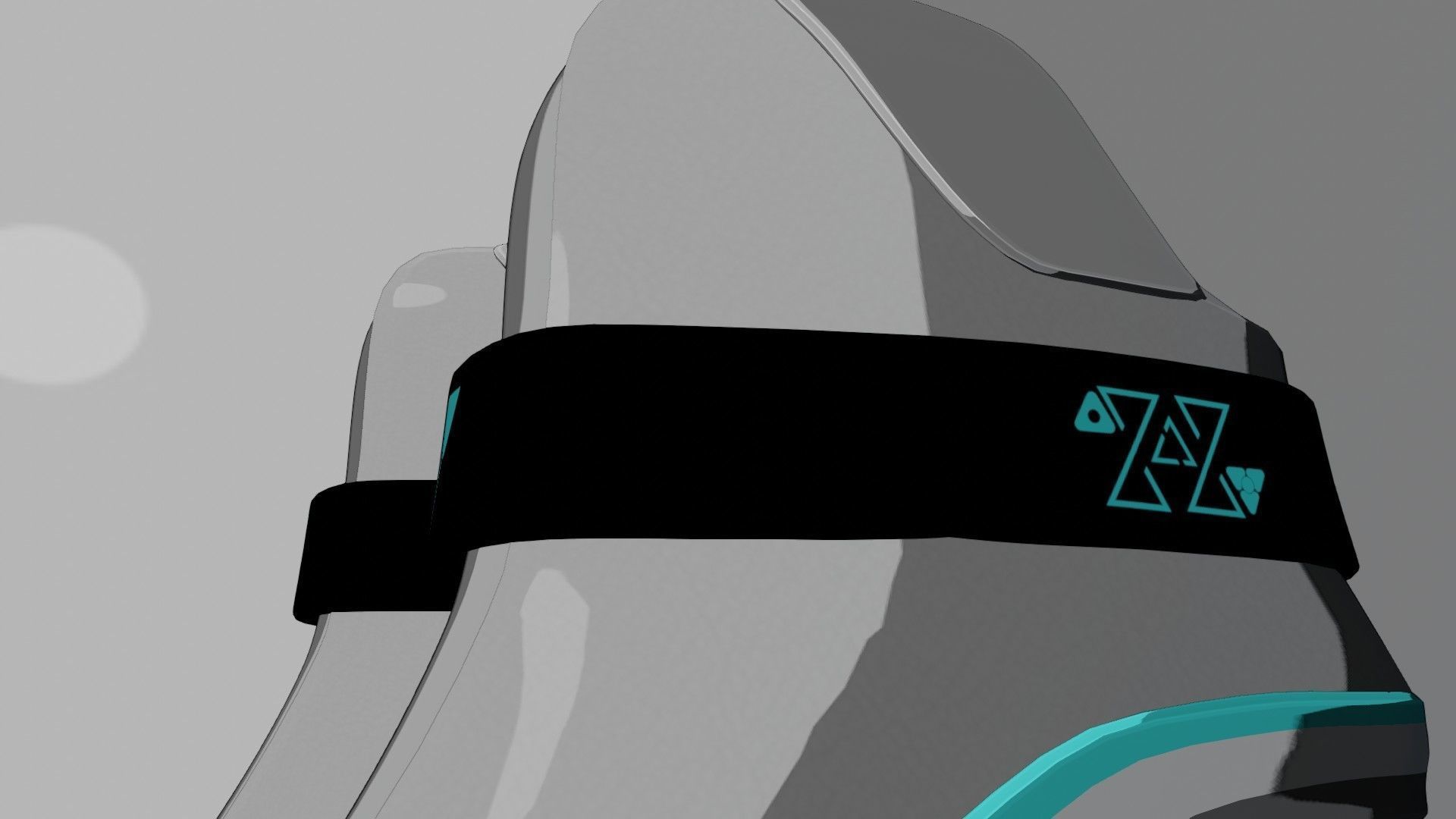 Female Boots Sci-Fi Low-poly 3D model_13