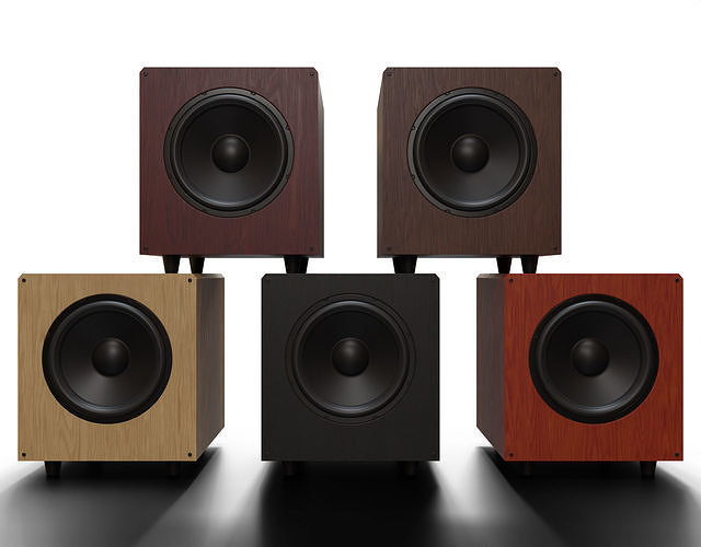 Taga Speaker - Subwoofer 5 Colors 3D model