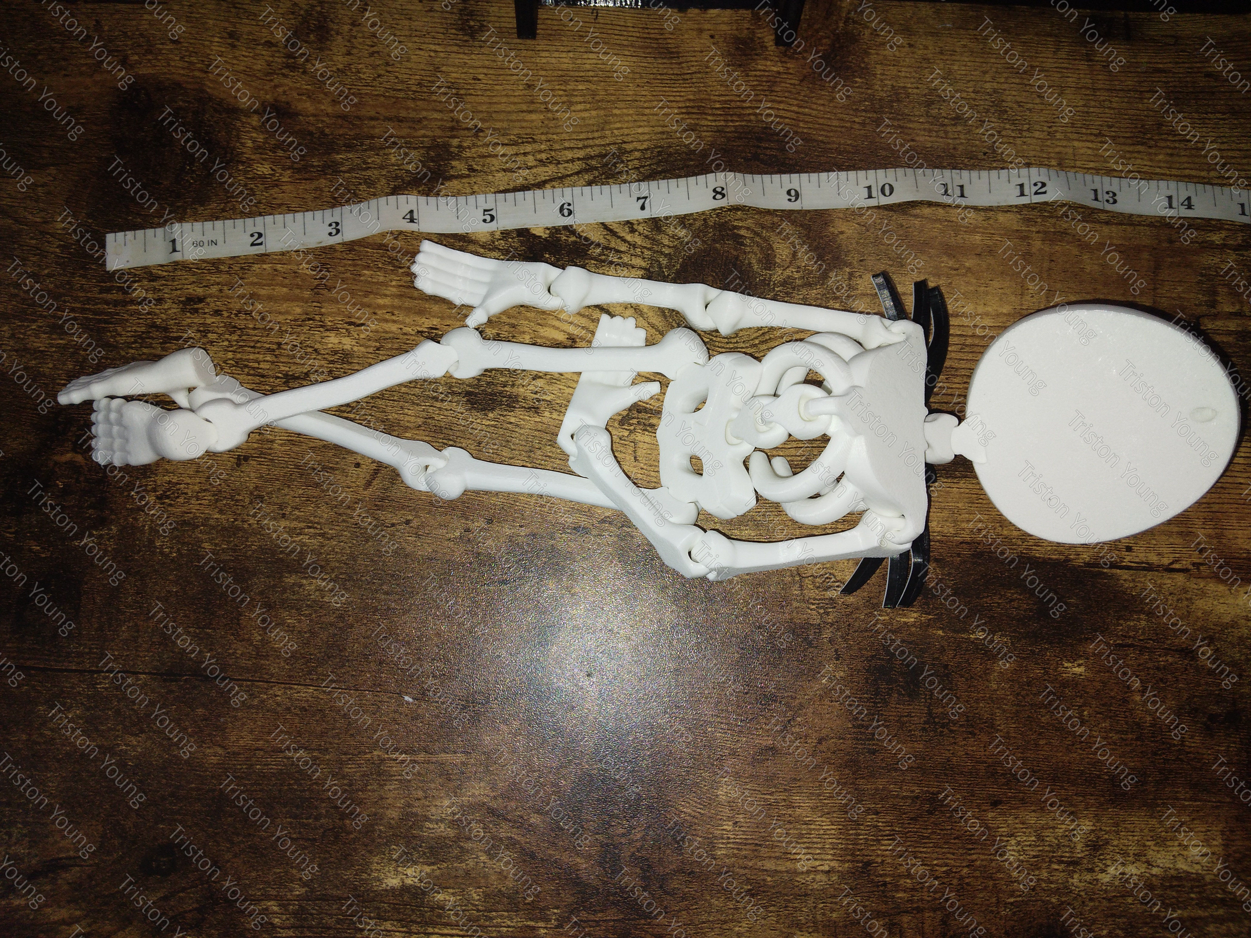 Jack Skellington articulating skeleton 3D print model_1