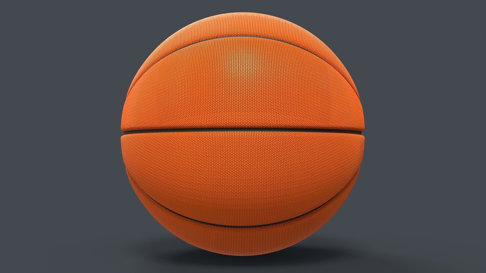 Basket Ball Low-poly 3D model_10