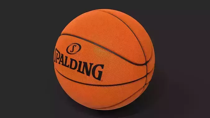 Basket Ball Low-poly 3D model