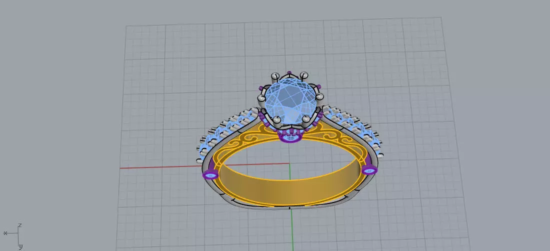 jewelry ring  3D print model_0