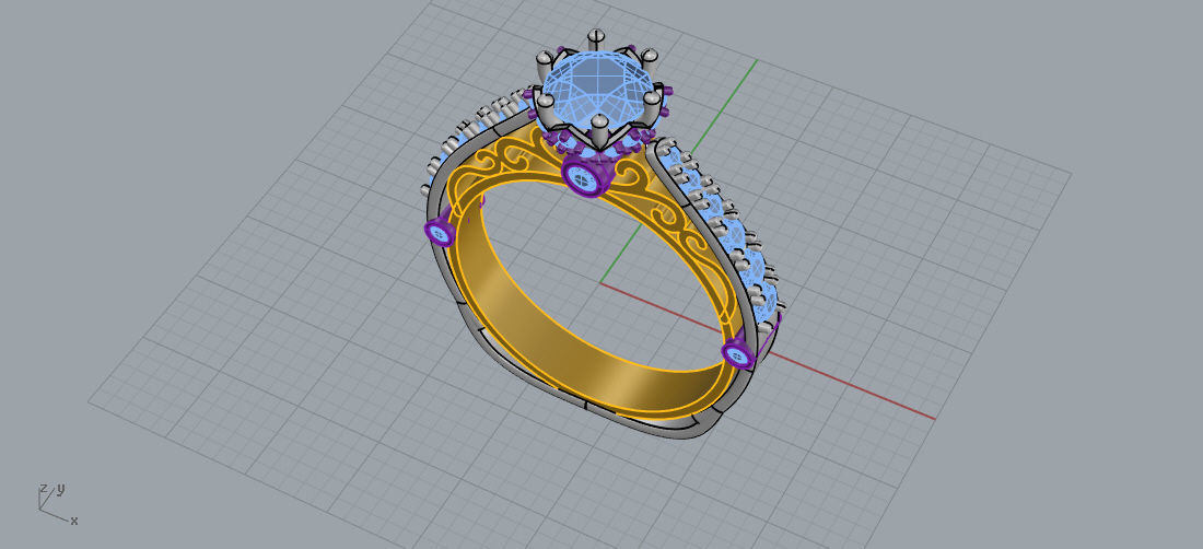 jewelry ring  3D print model_2