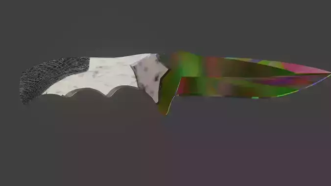 The knife from the cs go game as promised
