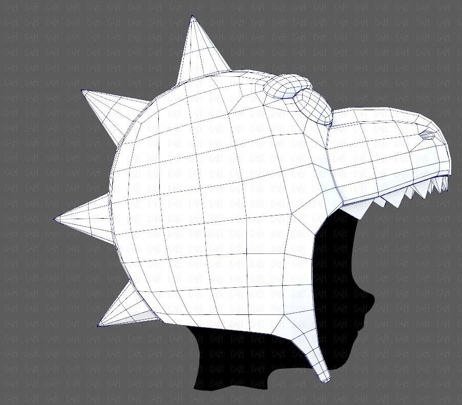 Cap V26 Low-poly 3D model_27