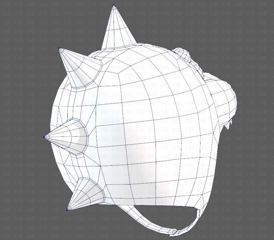 Cap V26 Low-poly 3D model_44