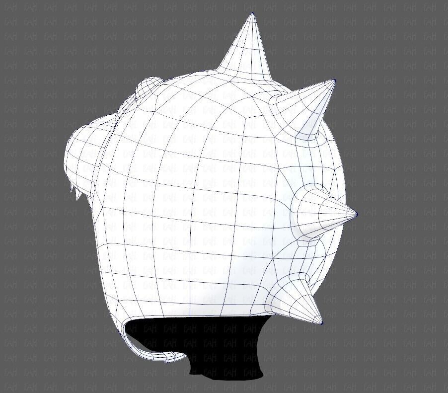 Cap V26 Low-poly 3D model_14