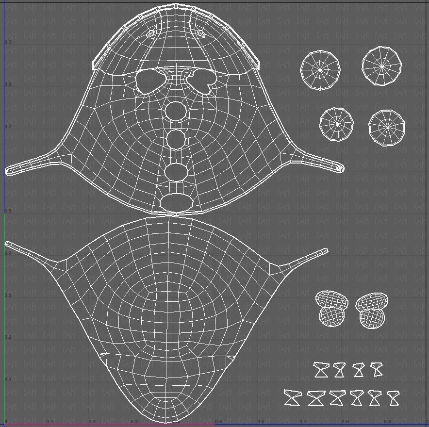 Cap V26 Low-poly 3D model_45