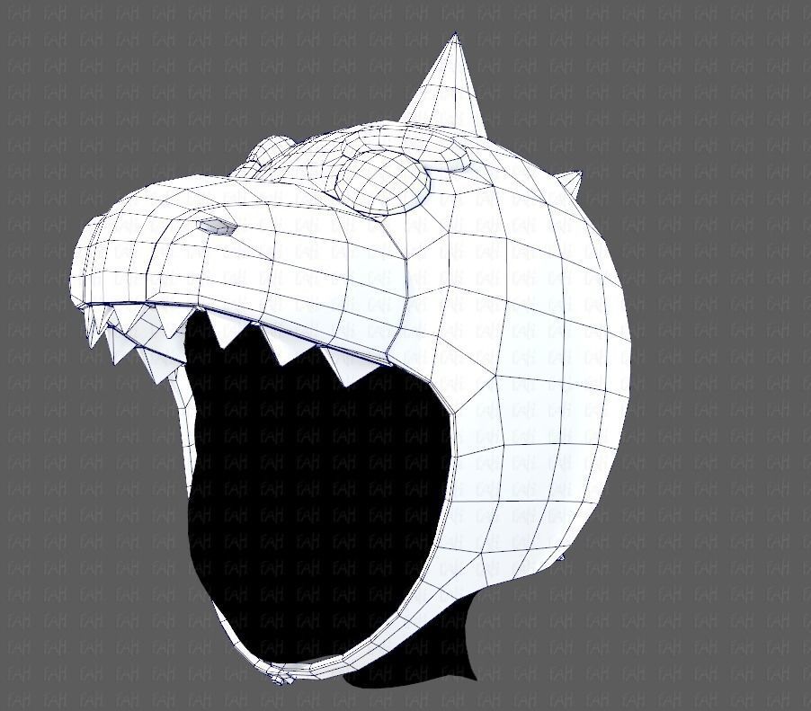 Cap V26 Low-poly 3D model_32