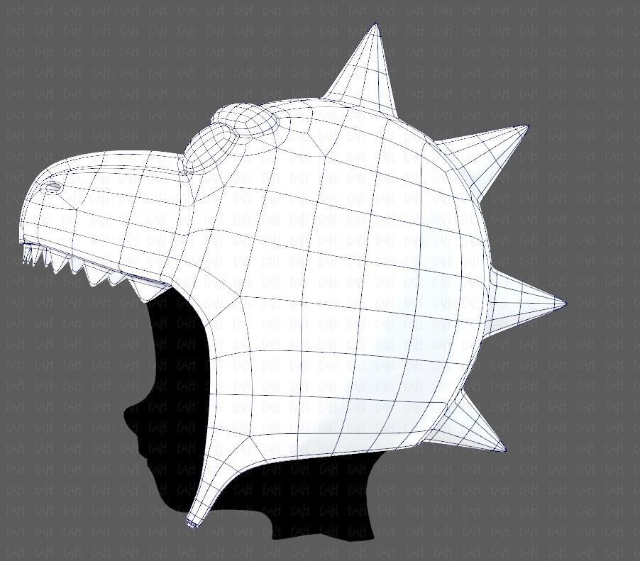 Cap V26 Low-poly 3D model_15