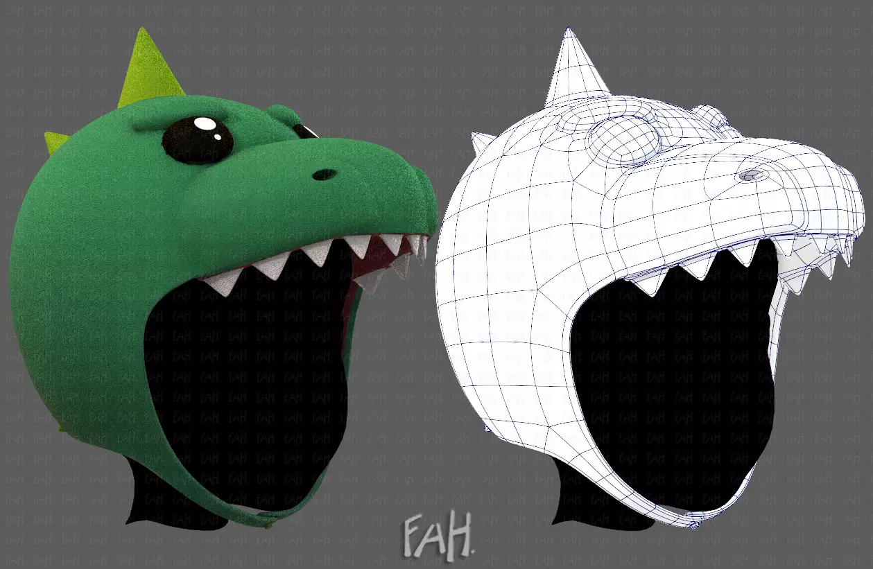 Cap V26 Low-poly 3D model_0