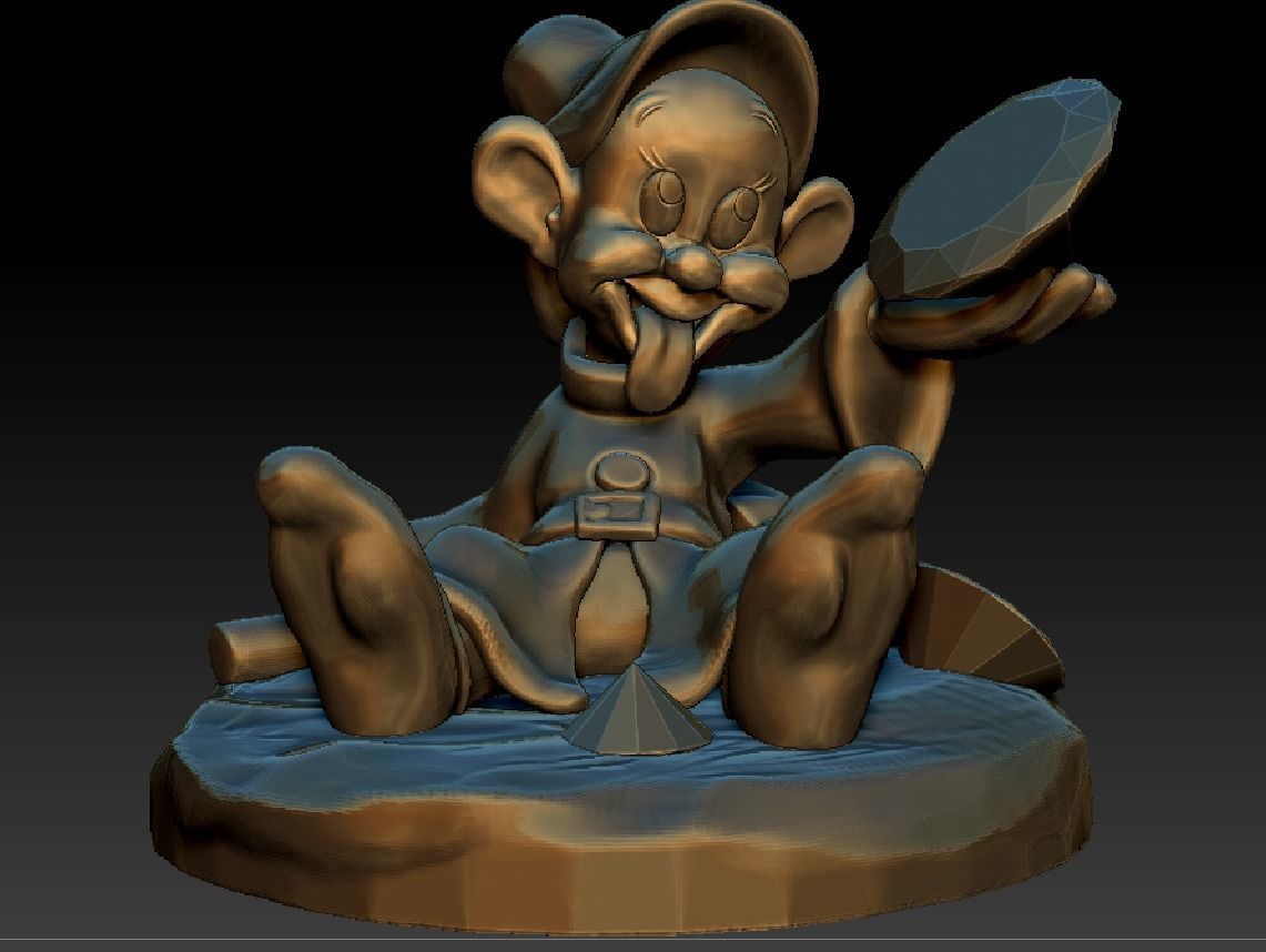 DWARF Dopey  3D print model_4