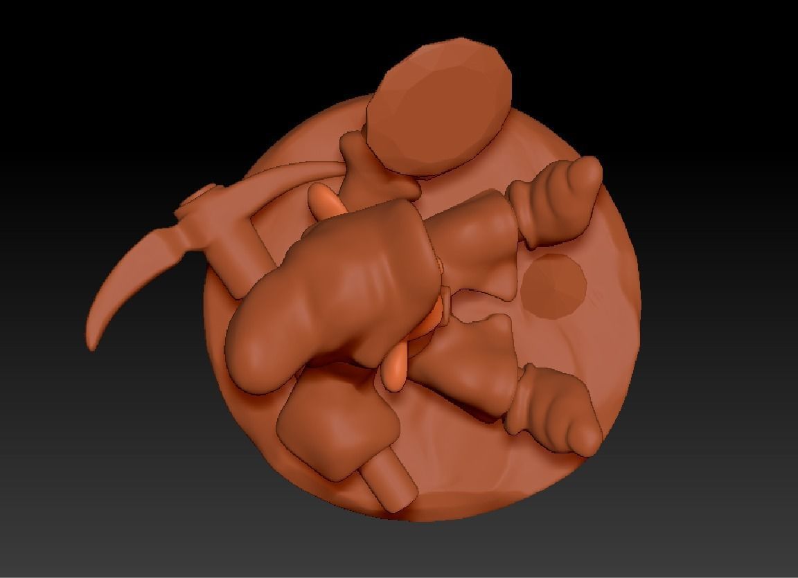 DWARF Dopey  3D print model_2