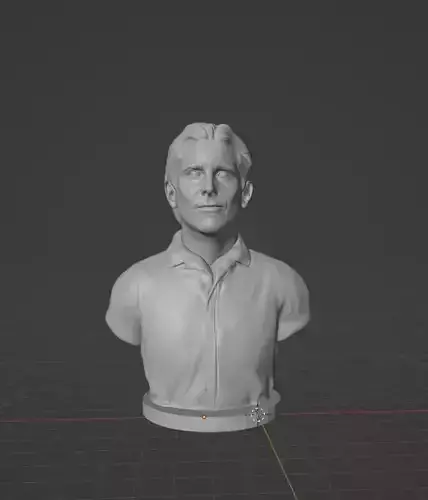 Christian Bale 3D print model