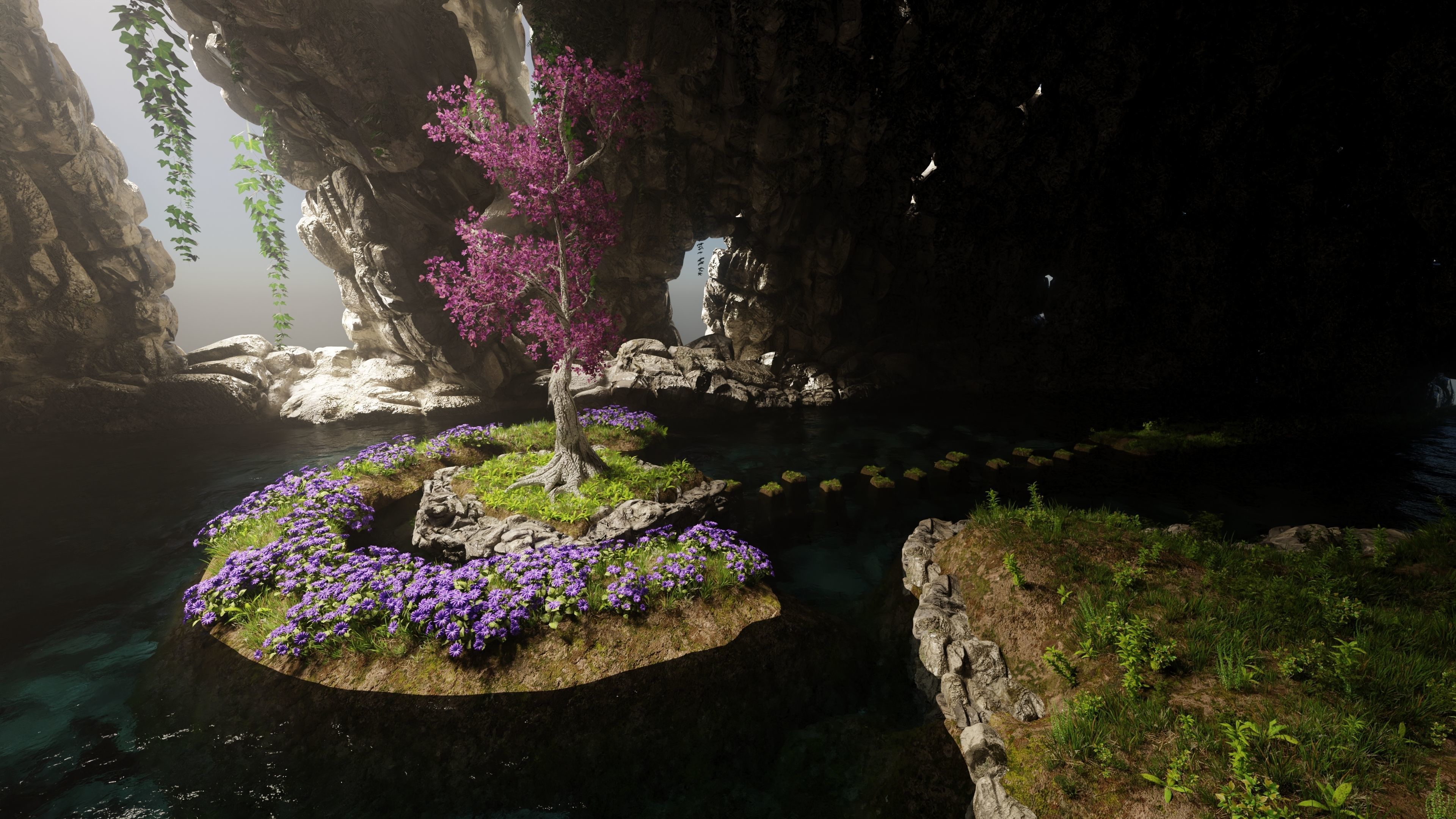 Sacred Tree Scene 3D model_7