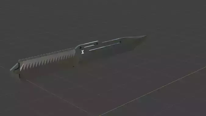 Paracord knife from the game cs go