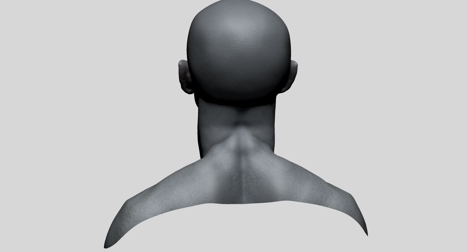 Creature Head F 3D model_4