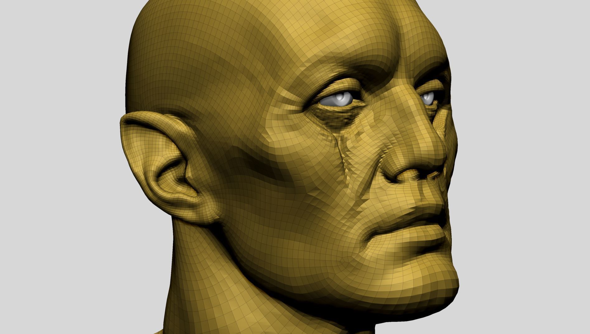 Creature Head F 3D model_14