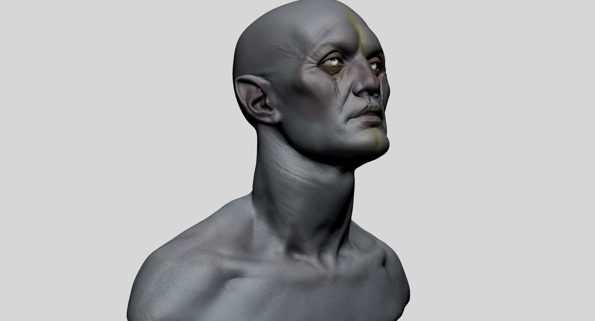 Creature Head F 3D model_1