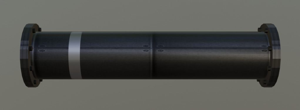 Pipe Sci-Fi 3D model_2