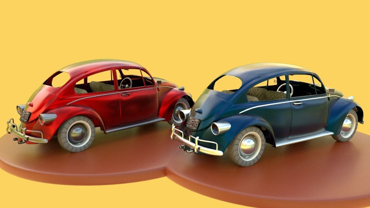 Vehicles pack Low-poly 3D model_14