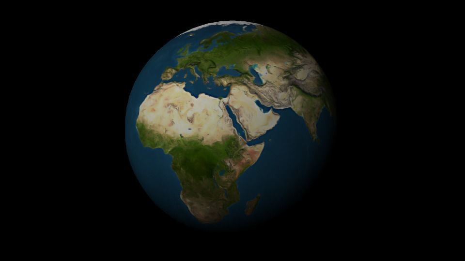 planet earth 3D model_4