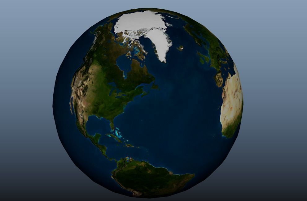 planet earth 3D model_9