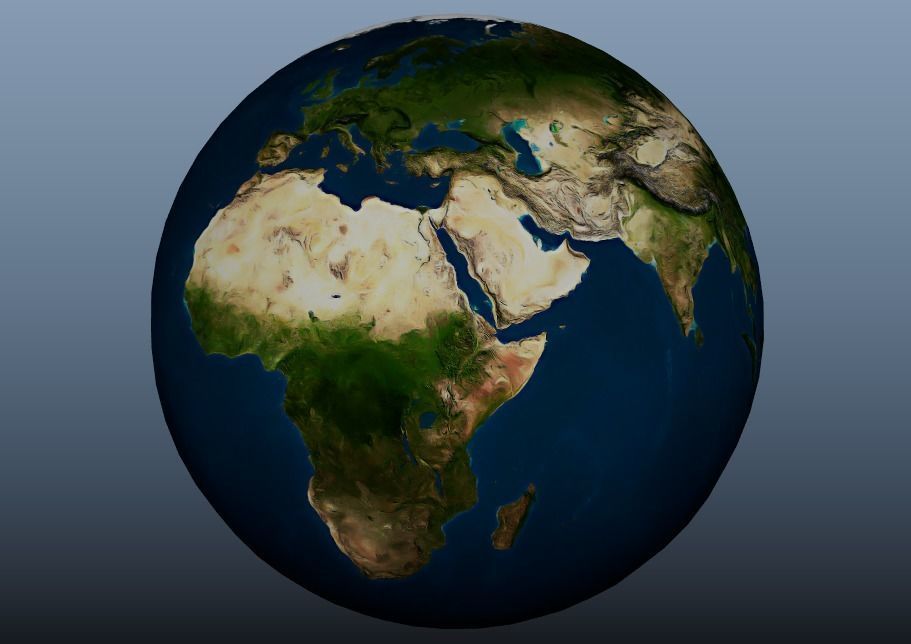 planet earth 3D model_7
