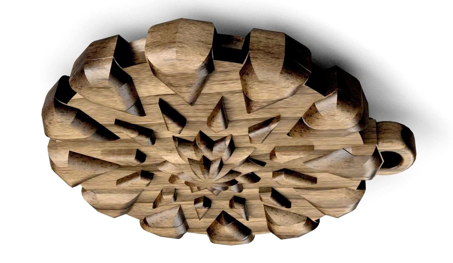 HM Shield Keychain 001 3D Printing  Model 3D print model_7