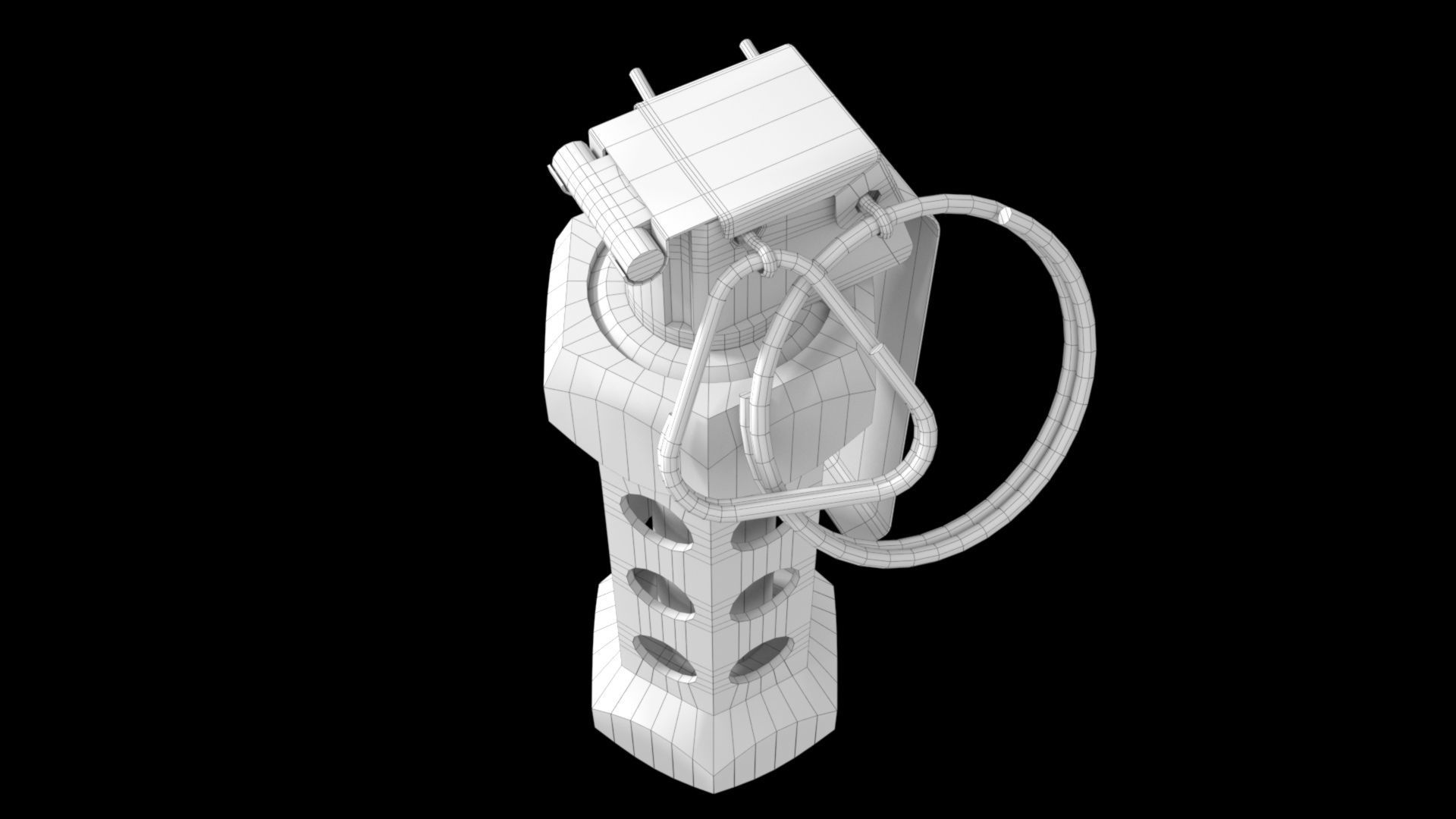 Flashbang Grenade 3D model_14