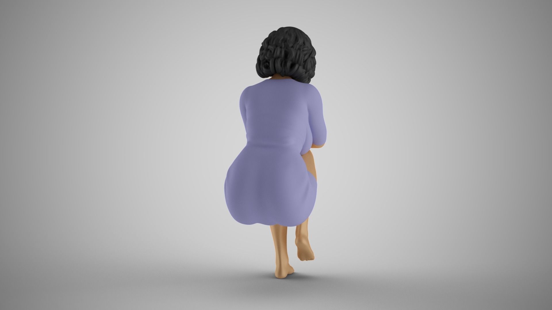 Hypocrite Woman 3D print model_8