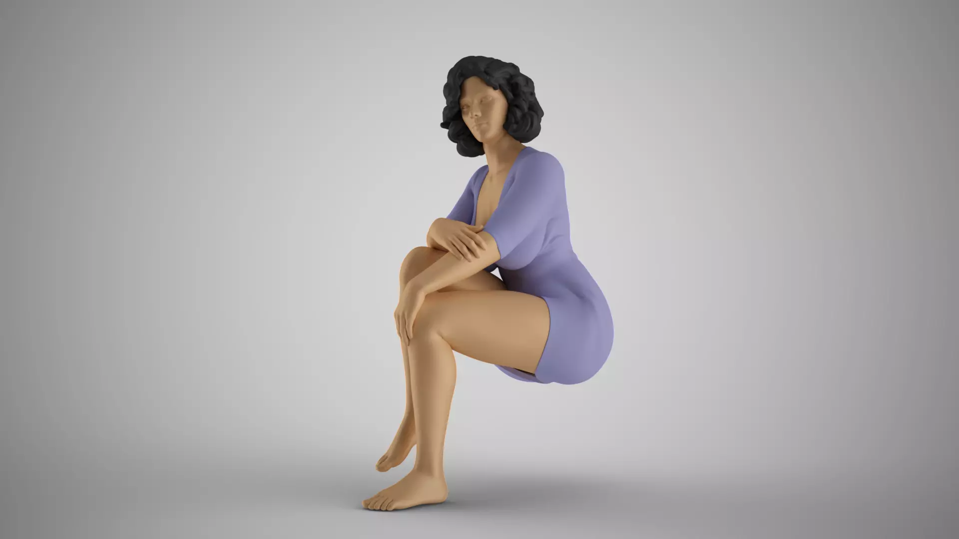 Hypocrite Woman 3D print model_0