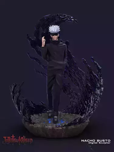 Satoru Gojo - Jujutsu Kaisen for 3d print model 3D print model