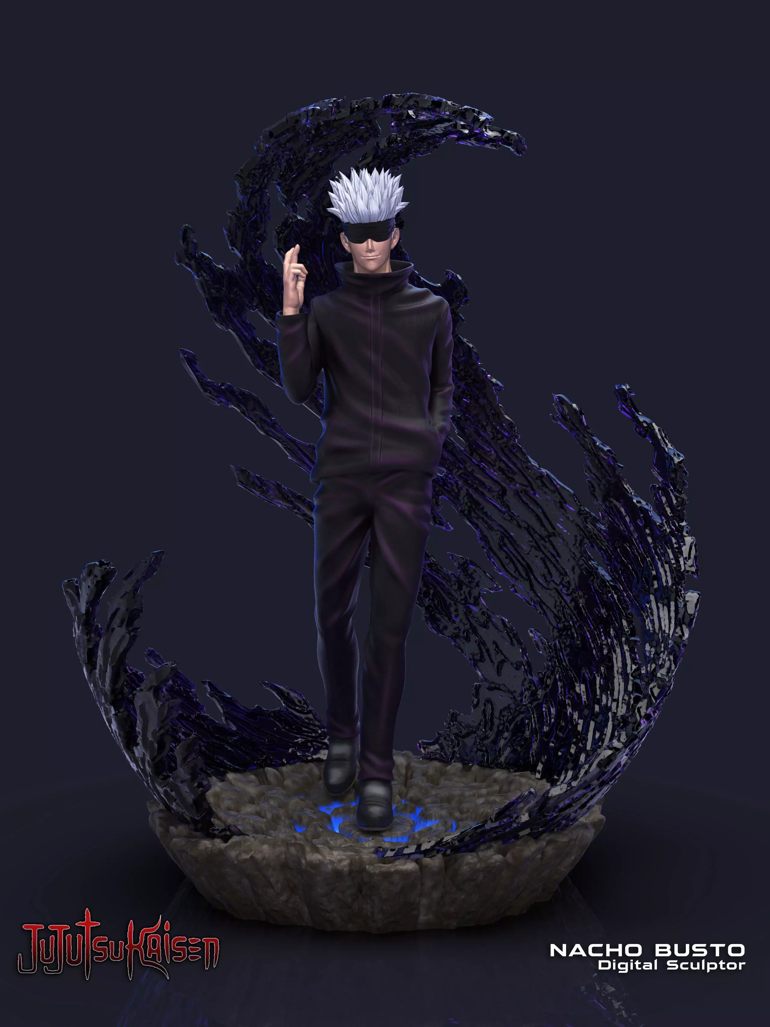 Satoru Gojo - Jujutsu Kaisen for 3d print model 3D print model_0