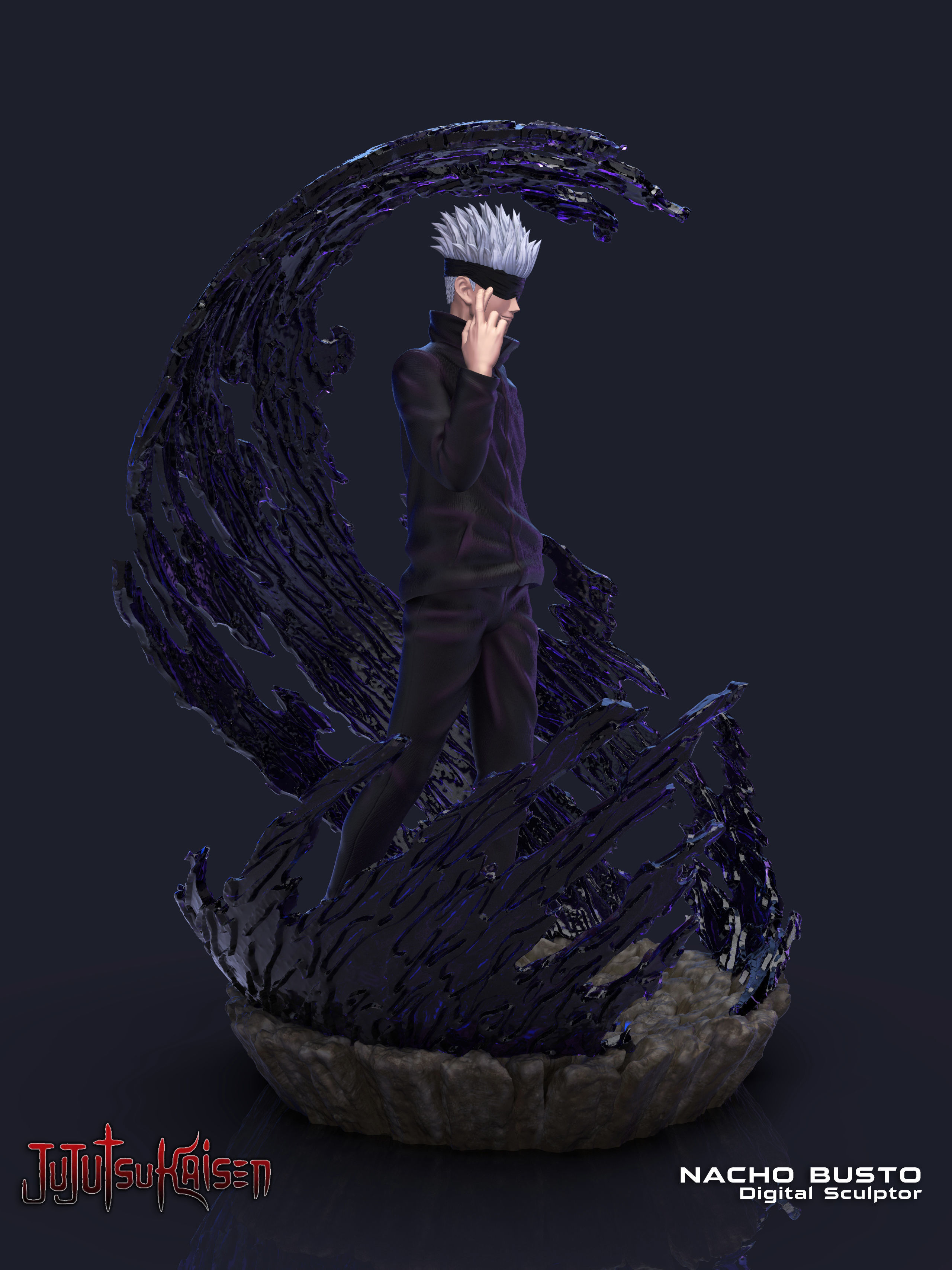 Satoru Gojo - Jujutsu Kaisen for 3d print model 3D print model_1
