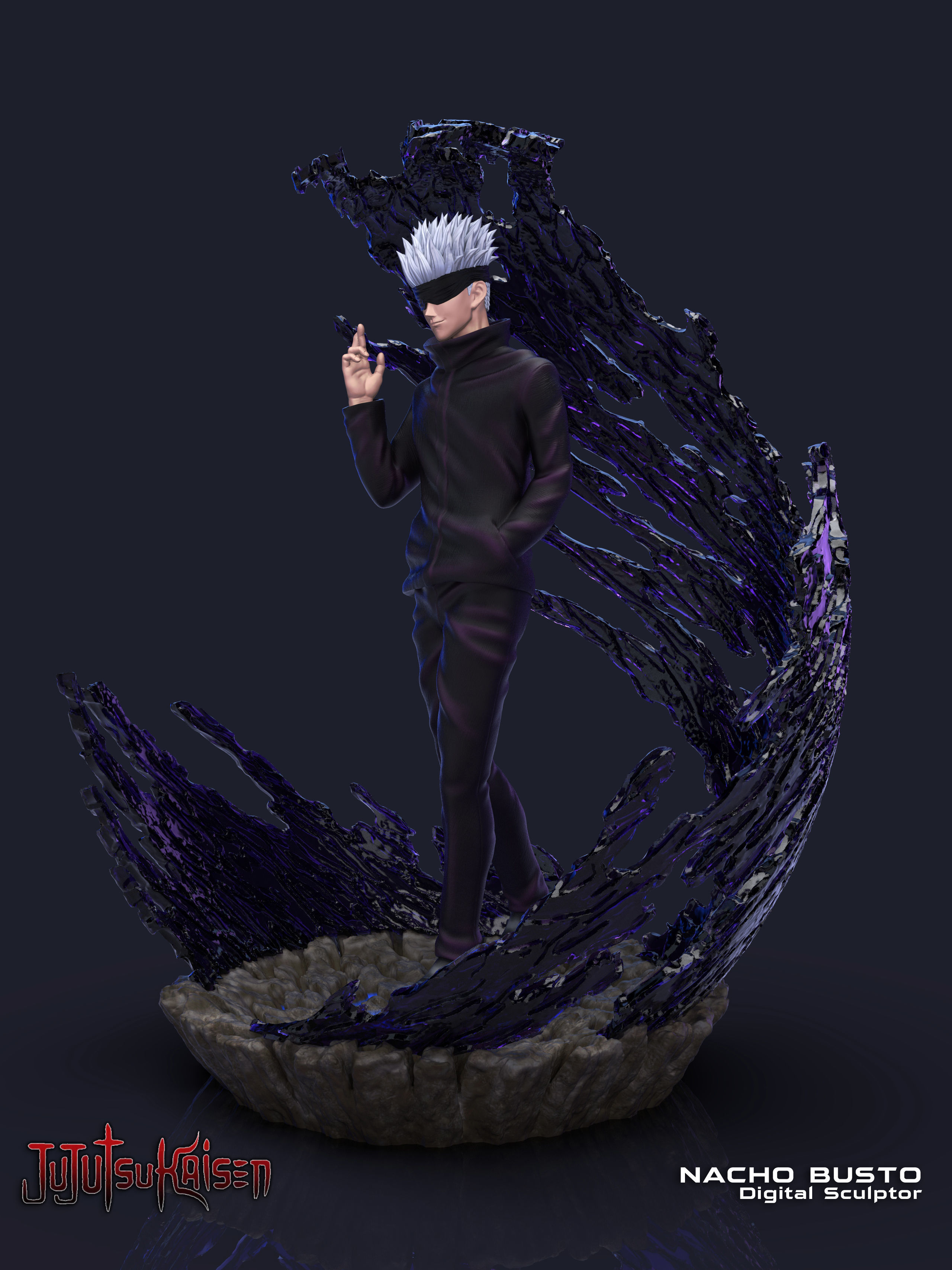 Satoru Gojo - Jujutsu Kaisen for 3d print model 3D print model_2