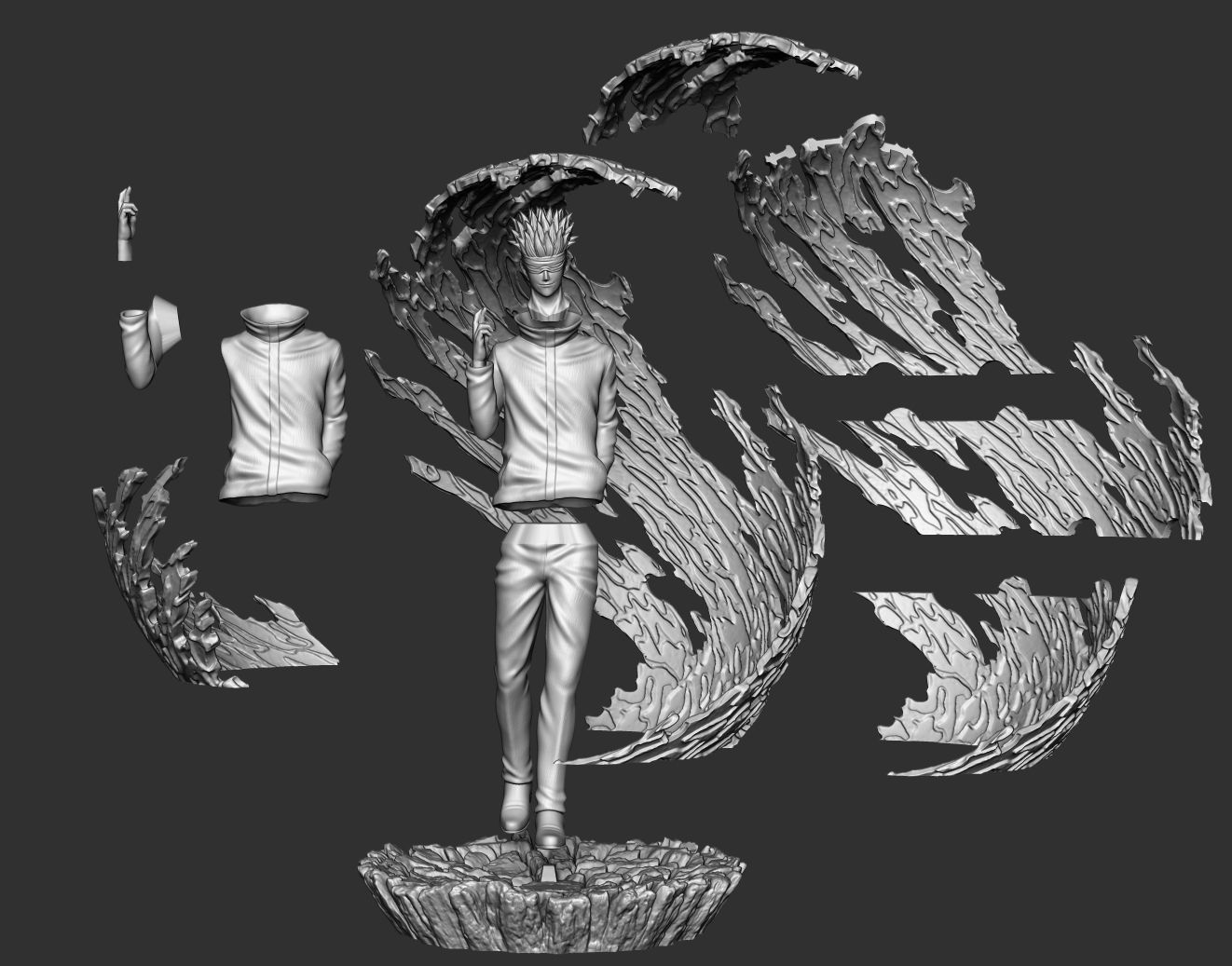 Satoru Gojo - Jujutsu Kaisen for 3d print model 3D print model_7