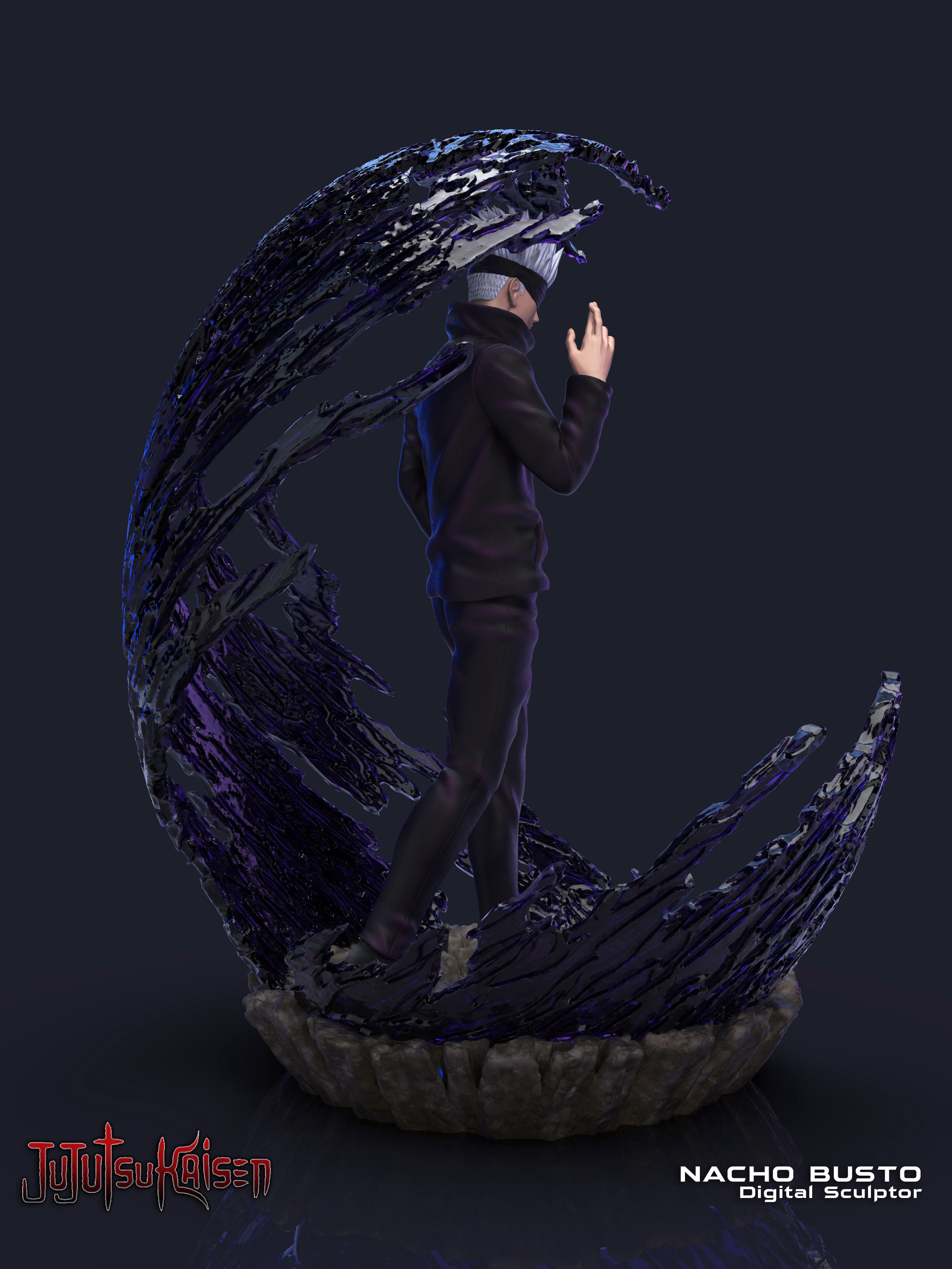 Satoru Gojo - Jujutsu Kaisen for 3d print model 3D print model_4