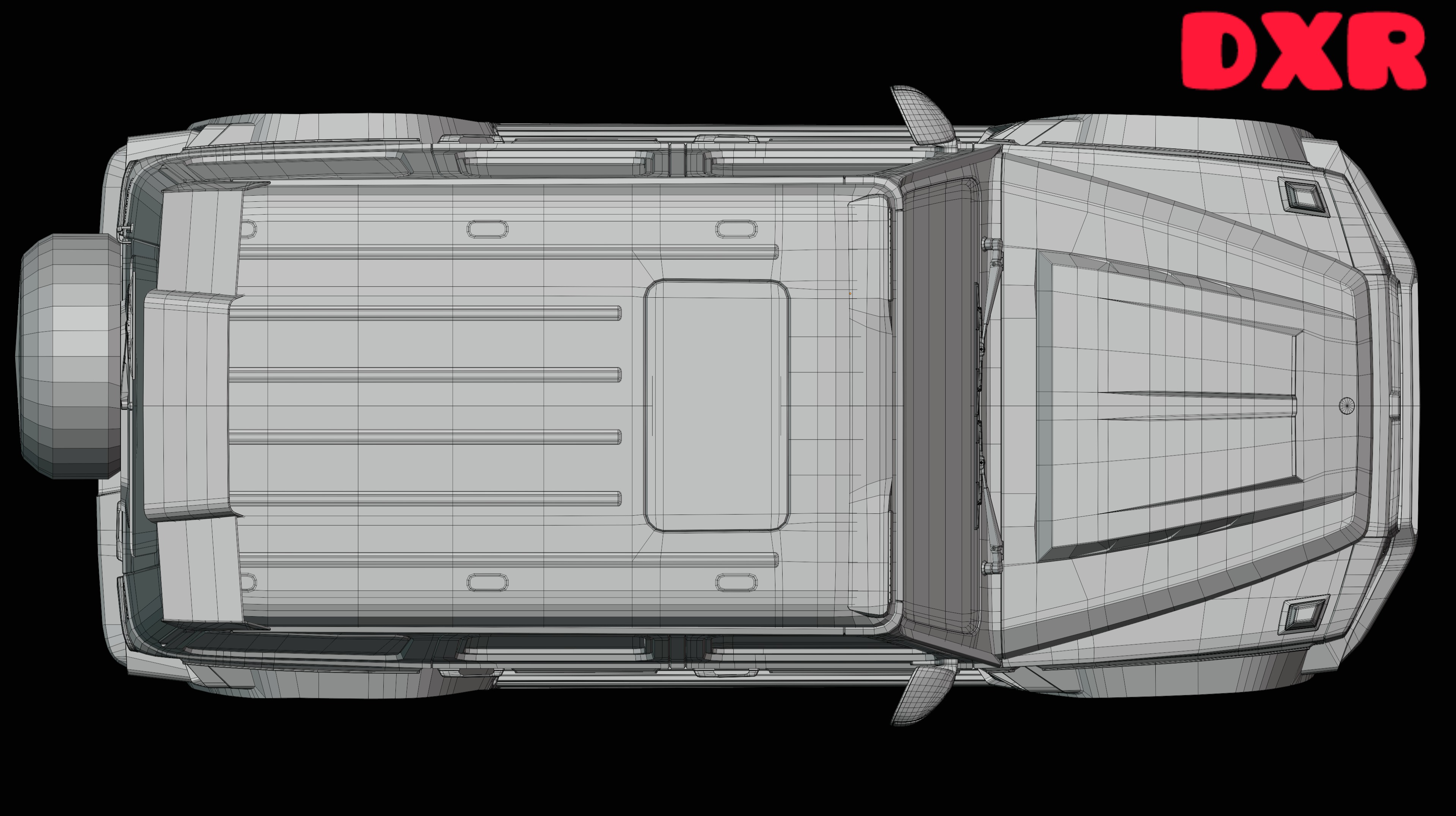 G Wagon Brabus Game Ready 3D Model Low-poly 3D model_3
