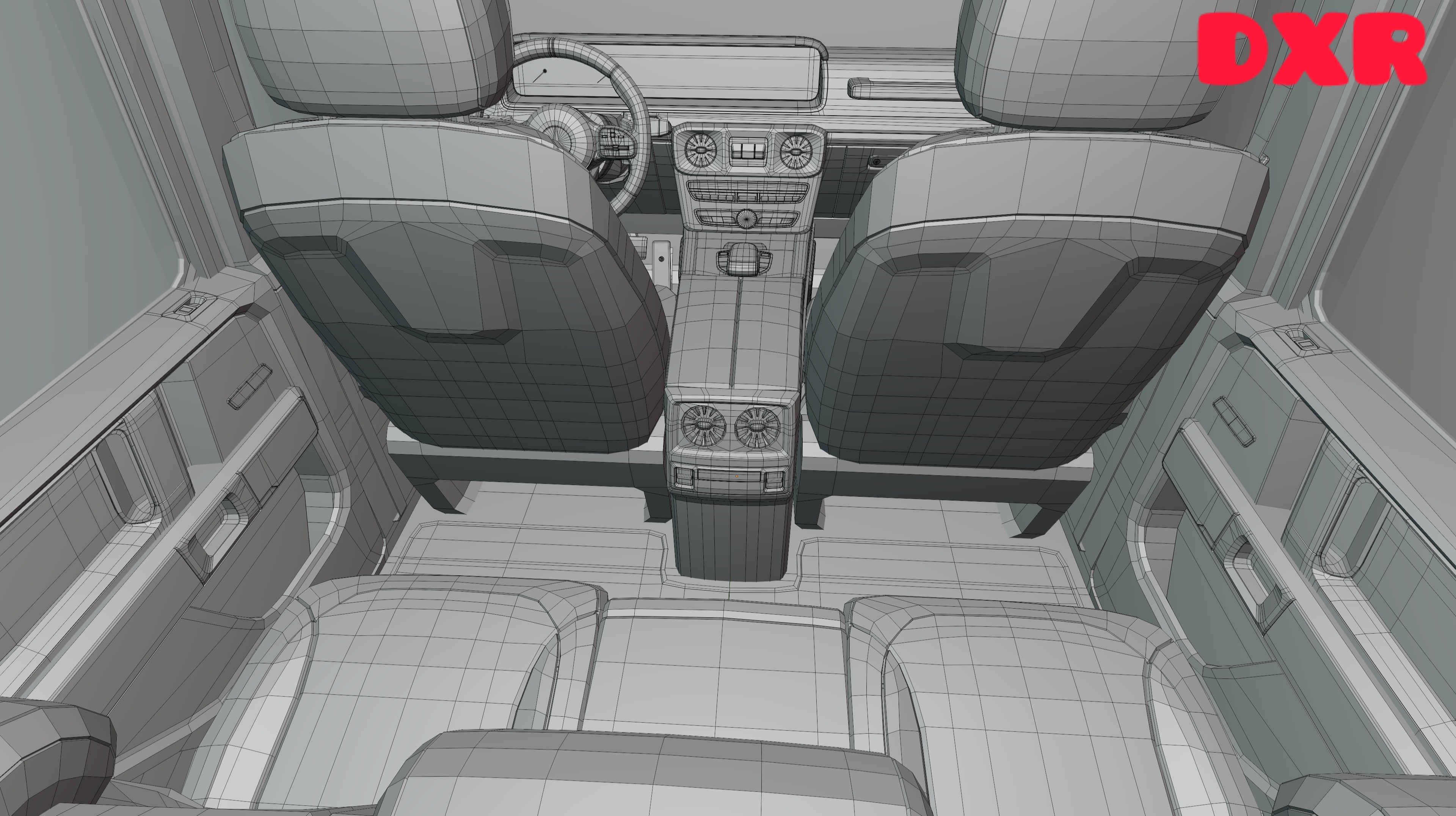 G Wagon Brabus Game Ready 3D Model Low-poly 3D model_2