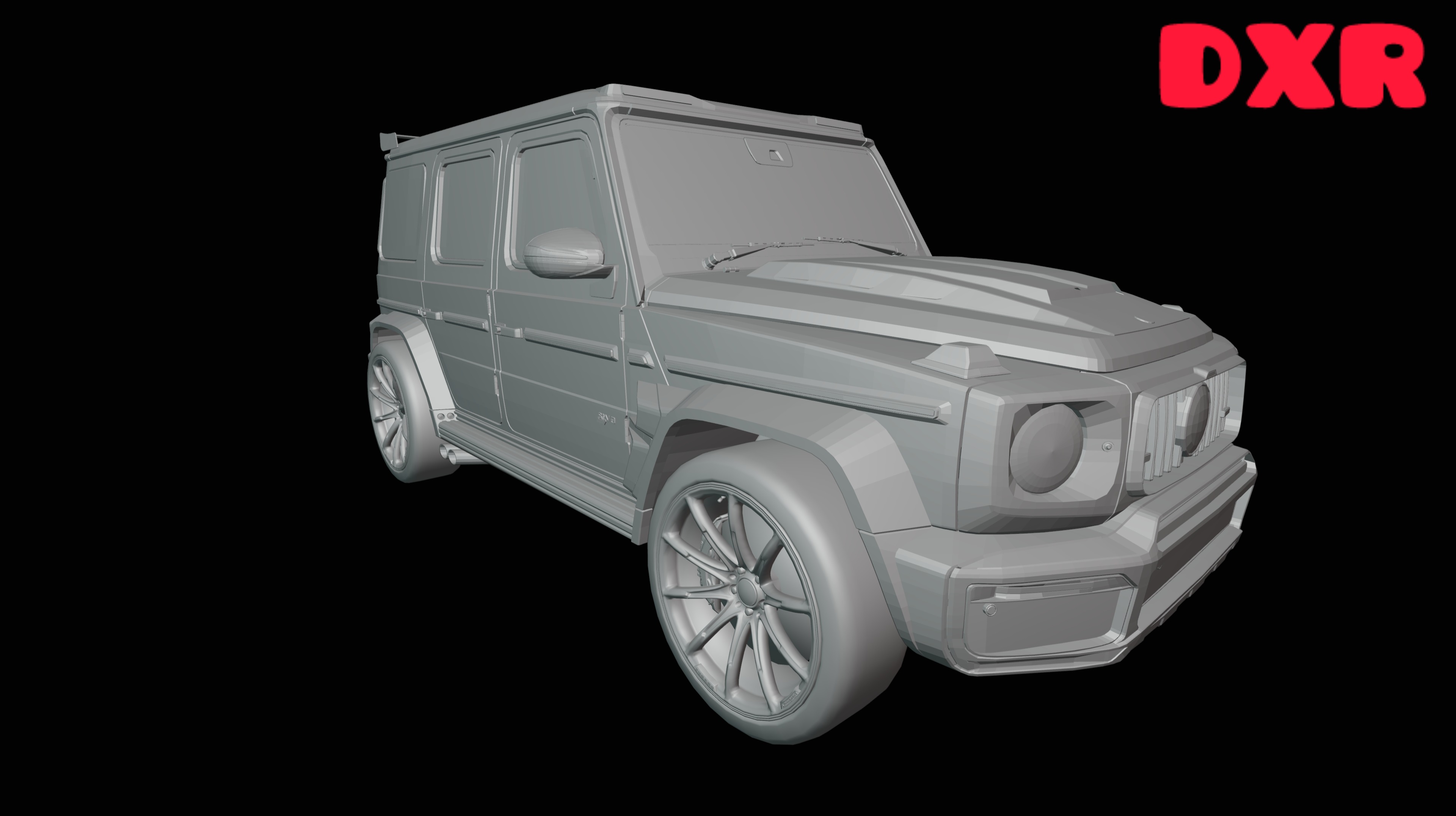 G Wagon Brabus Game Ready 3D Model Low-poly 3D model_9