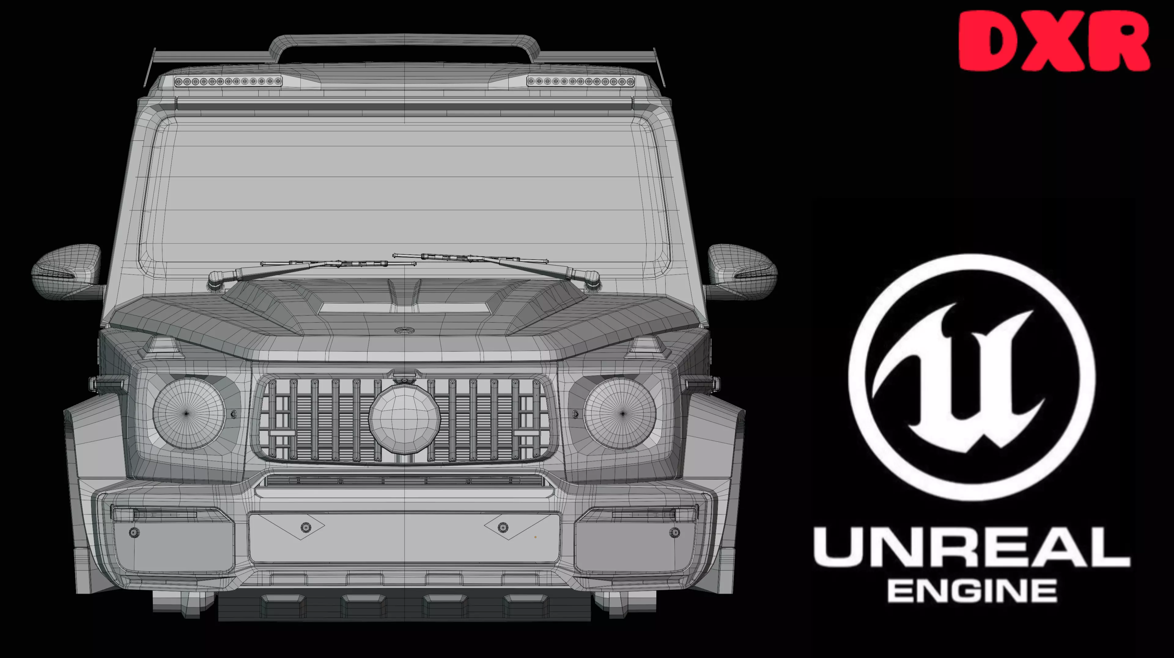 G Wagon Brabus Game Ready 3D Model Low-poly 3D model_0