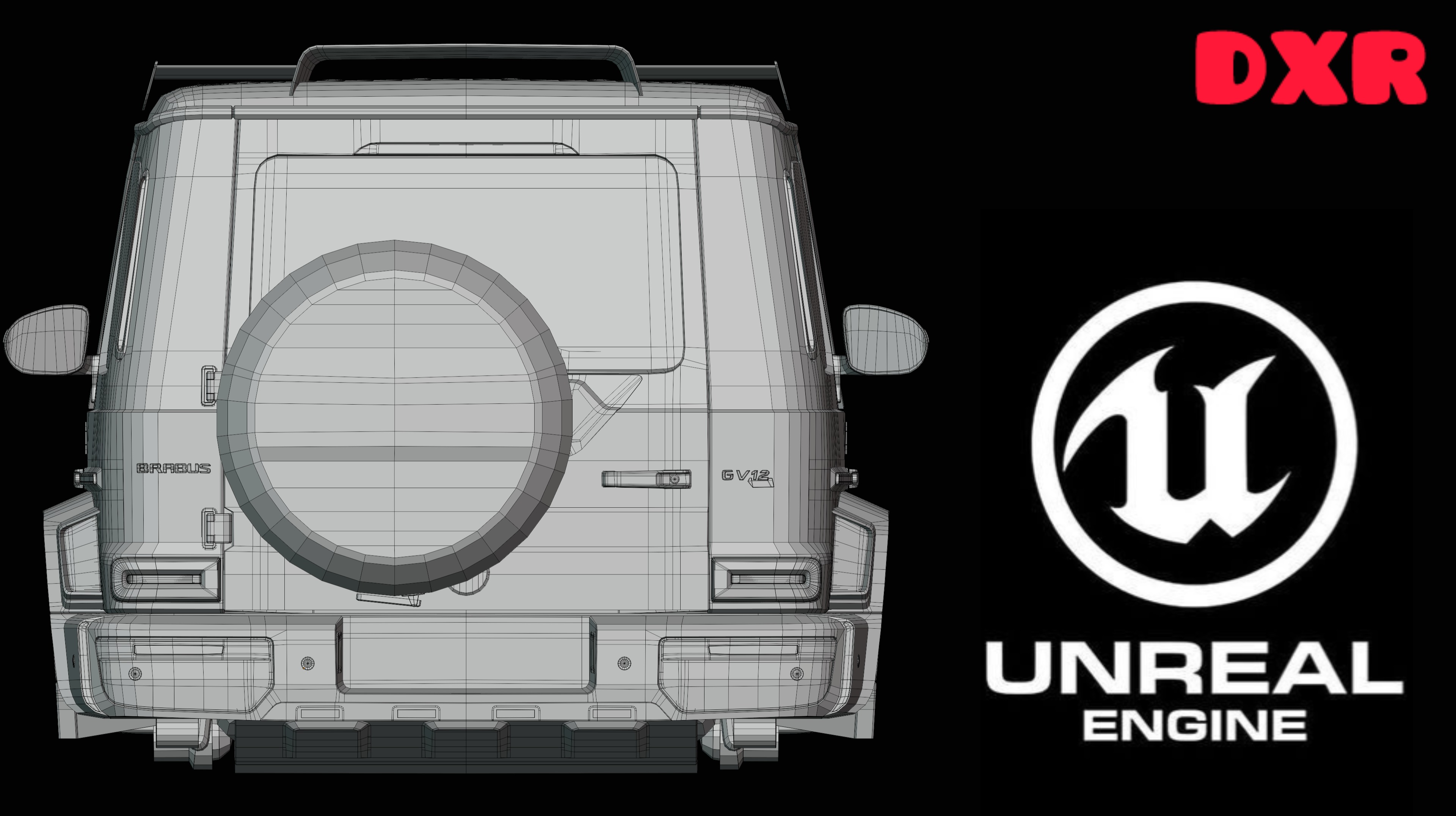 G Wagon Brabus Game Ready 3D Model Low-poly 3D model_8