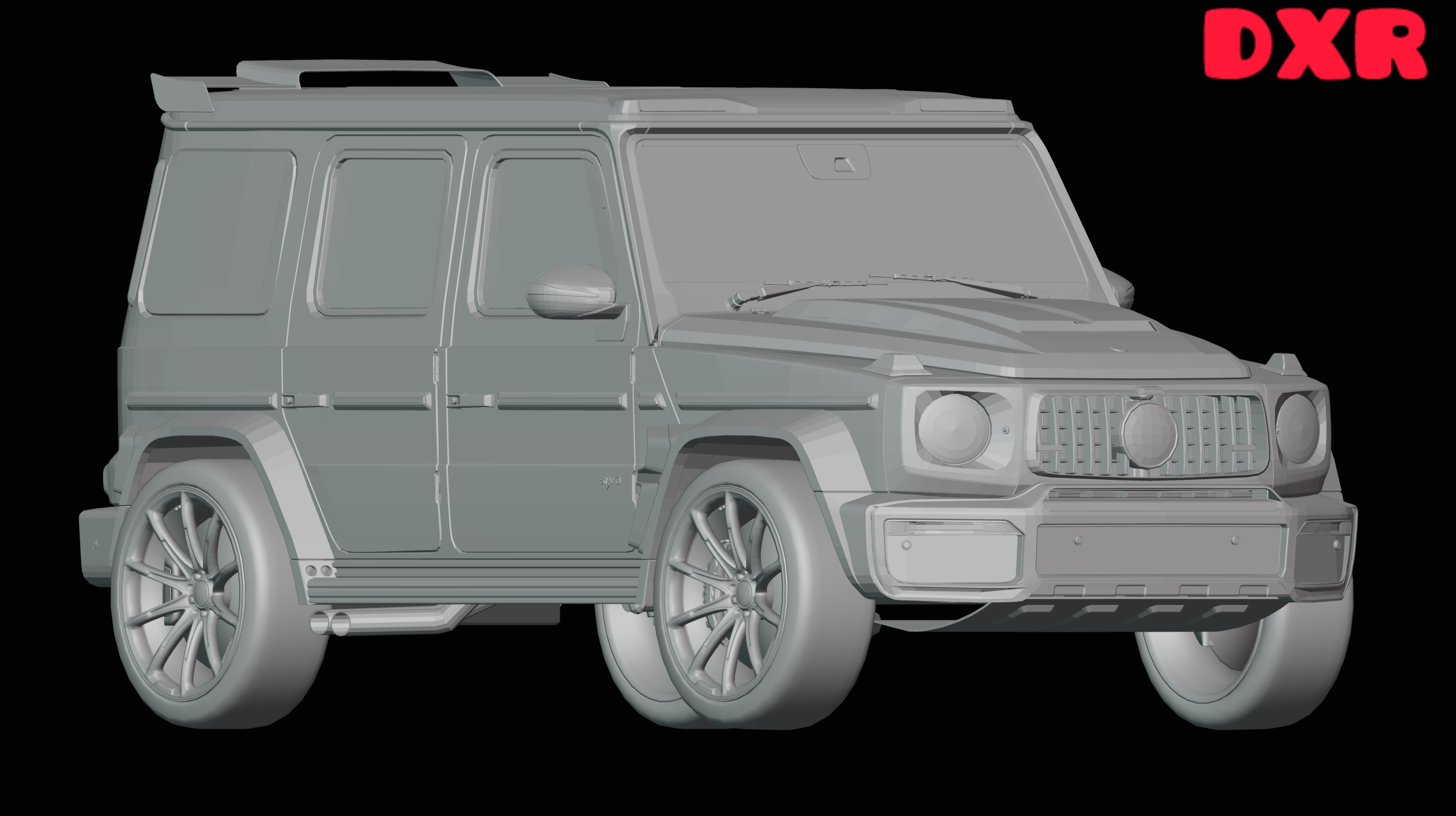 G Wagon Brabus Game Ready 3D Model Low-poly 3D model_7