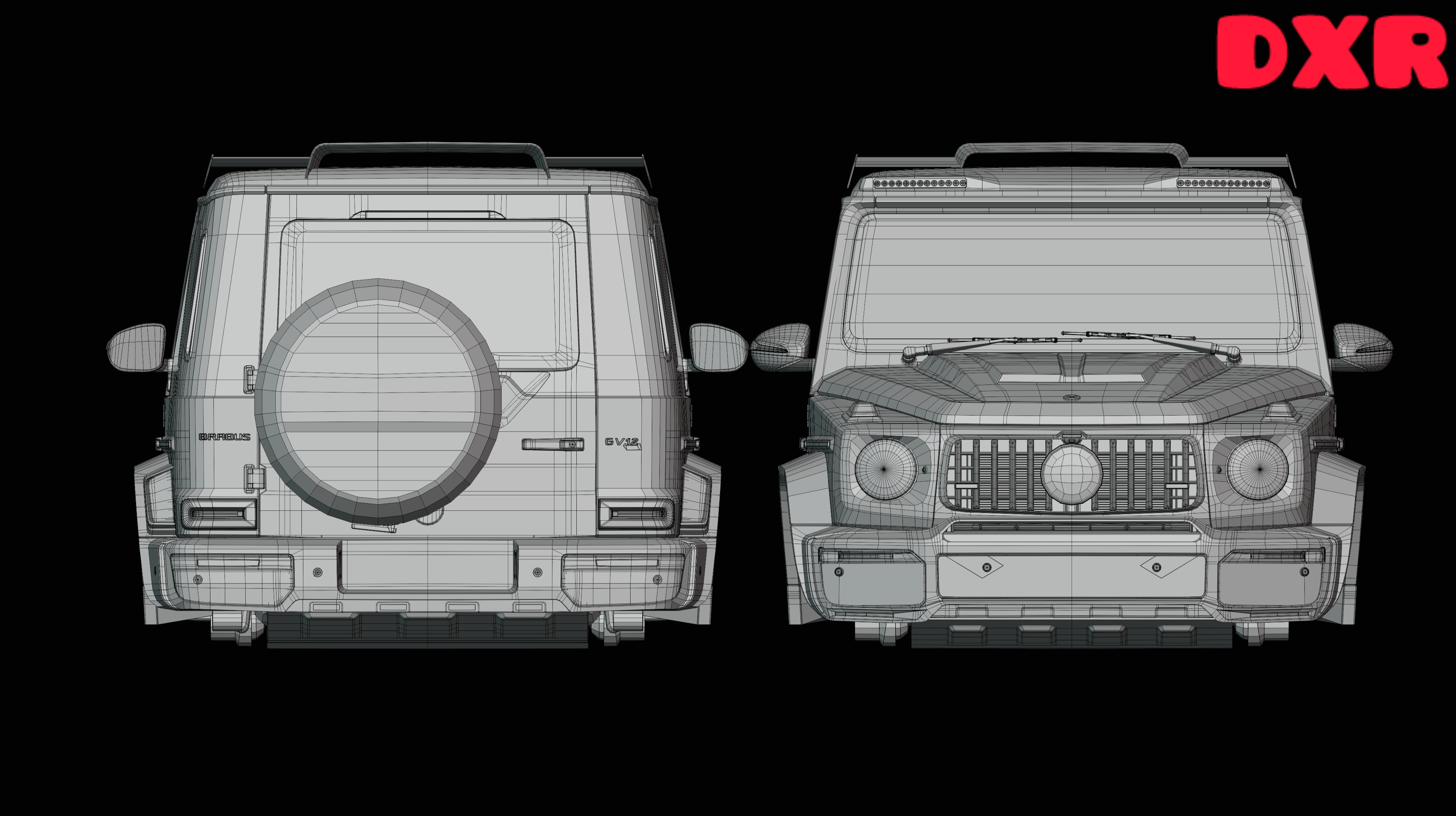 G Wagon Brabus Game Ready 3D Model Low-poly 3D model_1