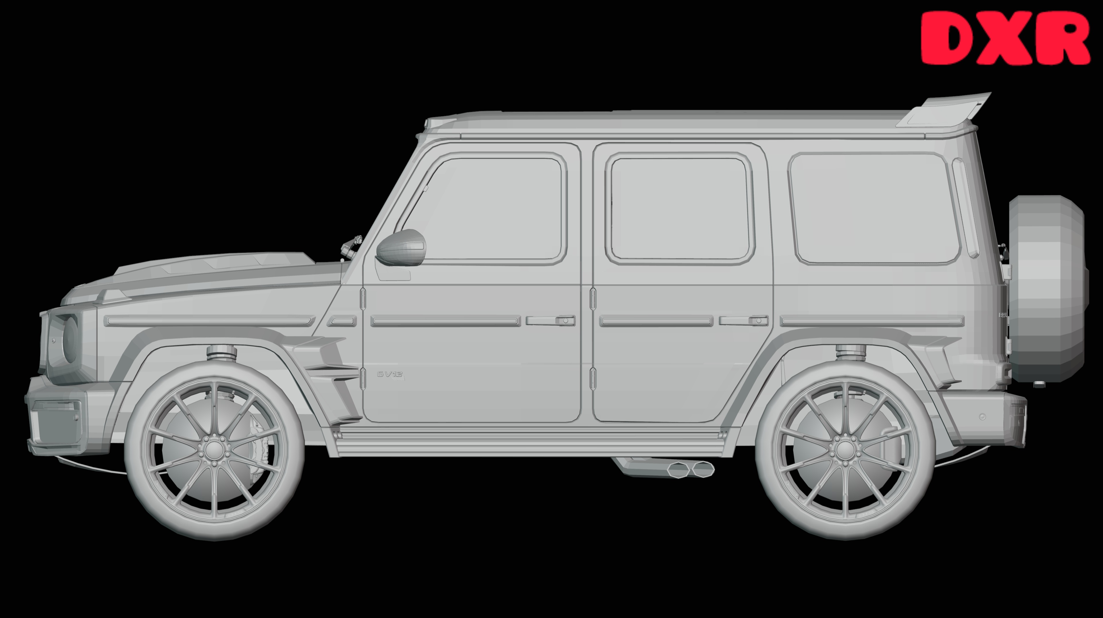G Wagon Brabus Game Ready 3D Model Low-poly 3D model_10