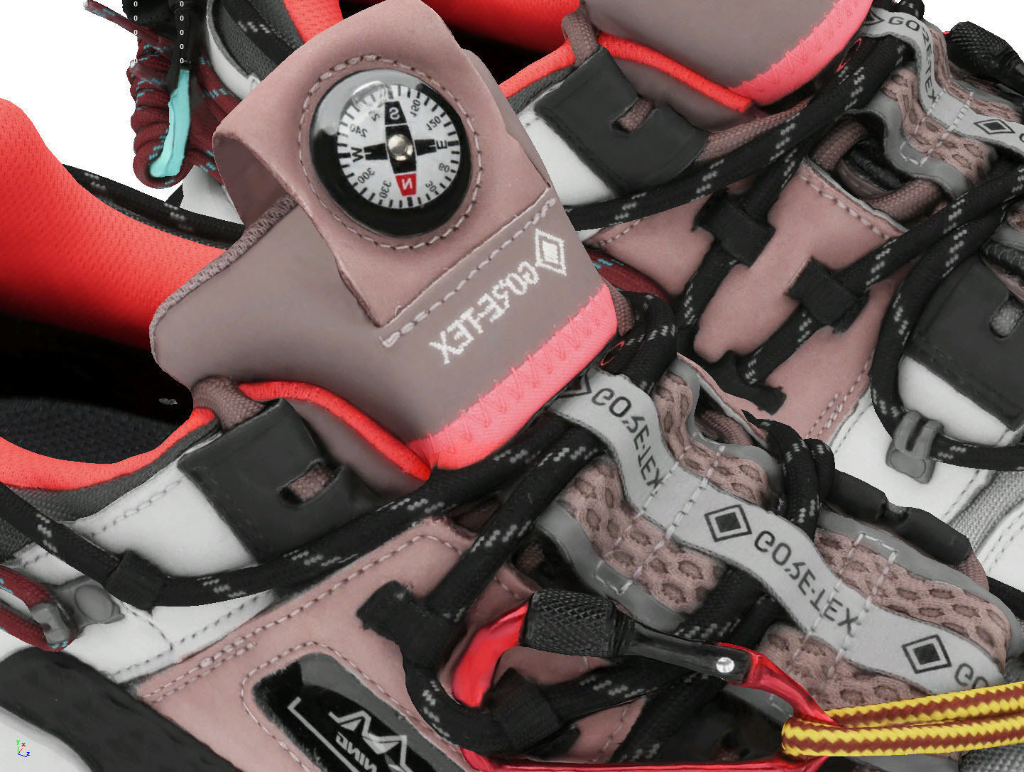 Cyberpunk fashion sneaker scifi future shoes footwear 3D model_9